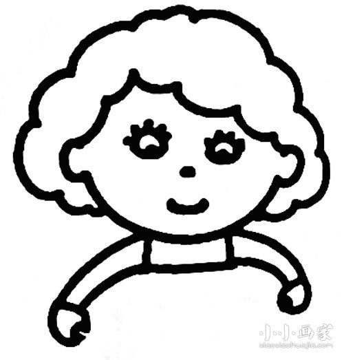 炒菜的妈妈简笔画画法图片步骤- www.chuantongba.top