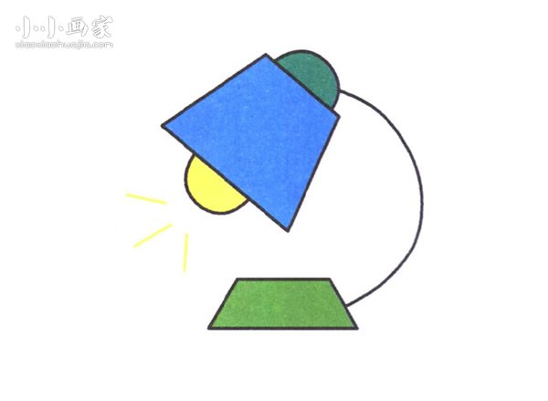 台灯简笔画画法图片步骤- www.chuantongba.top