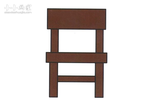 简单椅子简笔画画法图片步骤- www.chuantongba.top