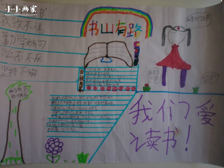 优秀的我爱读书手抄报图片- www.chuantongba.top