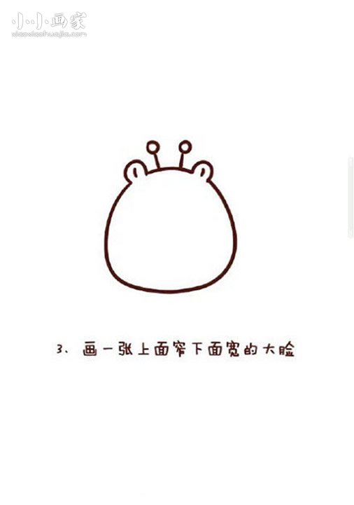 卡通风格长颈鹿简笔画画法图片步骤- www.chuantongba.top