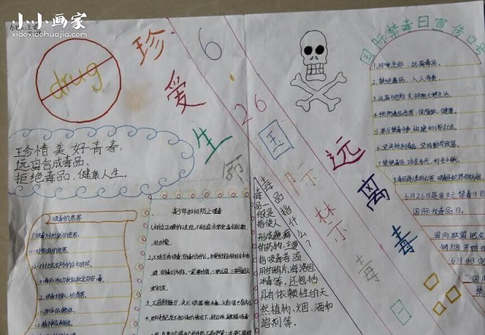 禁毒我先行手抄报作品图片- www.chuantongba.top