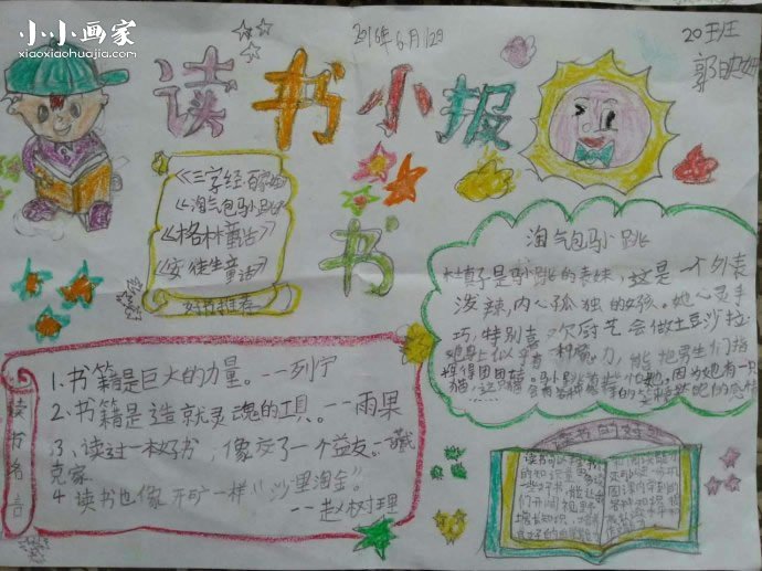 小学生好书推荐手抄报图片- www.chuantongba.top