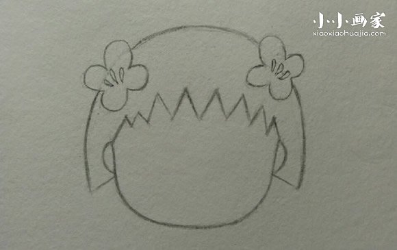 彩色樱桃小丸子简笔画画法图片步骤- www.chuantongba.top