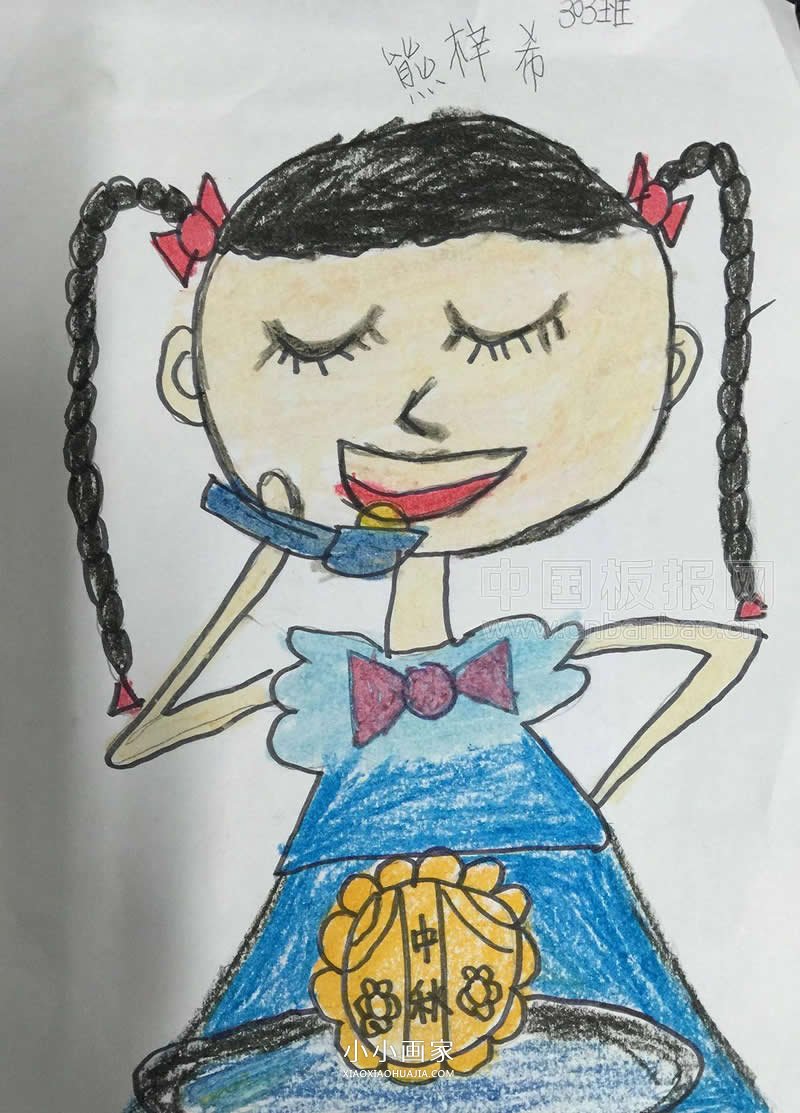小学二三年纪中秋画画手抄报图片- www.chuantongba.top