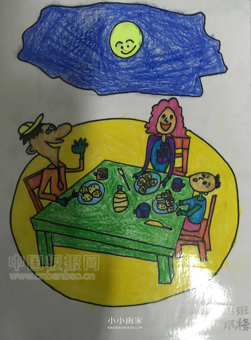小学二三年纪中秋画画手抄报图片- www.chuantongba.top