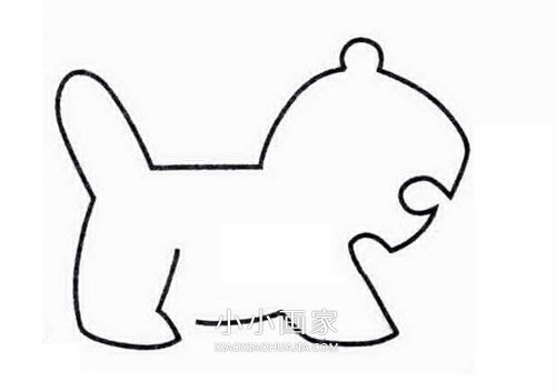 可爱老虎简笔画画法图片步骤- www.chuantongba.top
