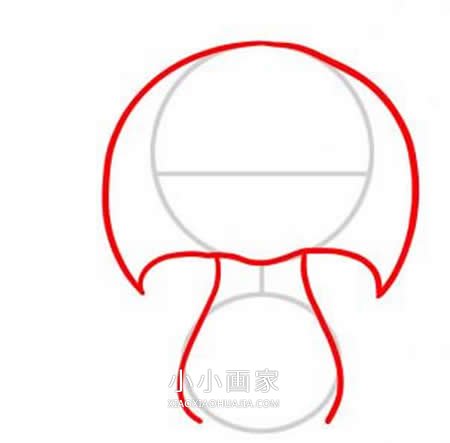 卡通小狐狸简笔画画法图片步骤- www.chuantongba.top