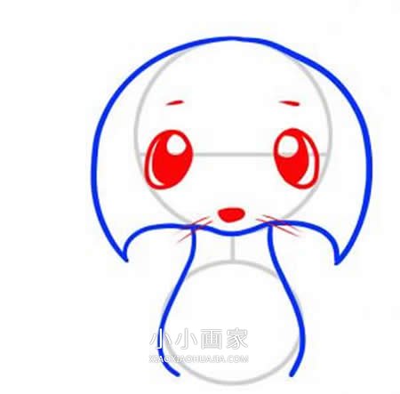 卡通小狐狸简笔画画法图片步骤- www.chuantongba.top