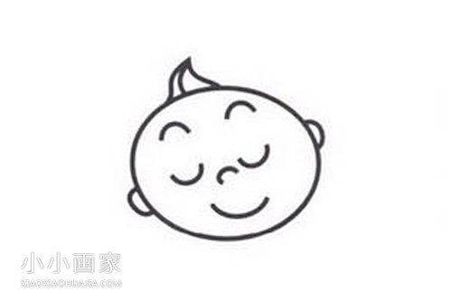 卡通小天使简笔画画法图片步骤- www.chuantongba.top