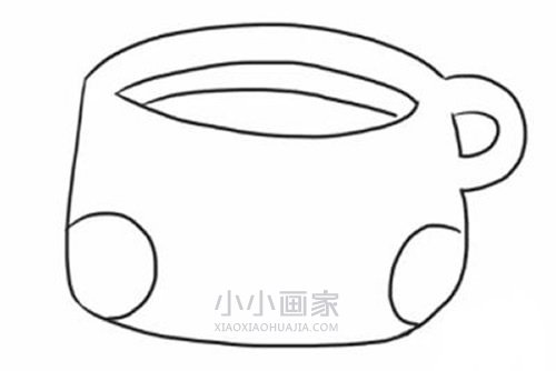 简单茶杯简笔画画法图片步骤- www.chuantongba.top