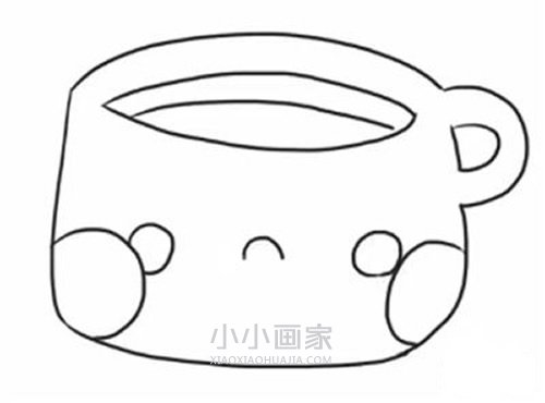 简单茶杯简笔画画法图片步骤- www.chuantongba.top