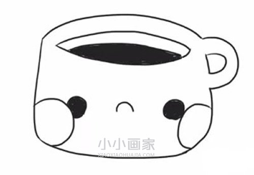 简单茶杯简笔画画法图片步骤- www.chuantongba.top