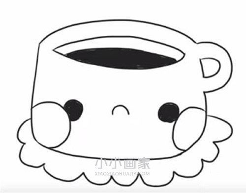 简单茶杯简笔画画法图片步骤- www.chuantongba.top