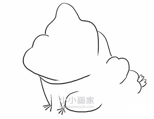 旅行青蛙简笔画画法图片步骤- www.chuantongba.top