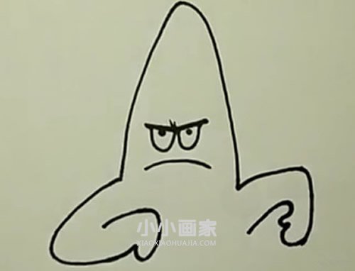 彩色派大星简笔画画法图片步骤- www.chuantongba.top