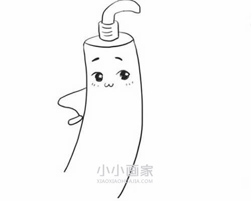 卡通牙膏牙刷简笔画画法图片步骤- www.chuantongba.top