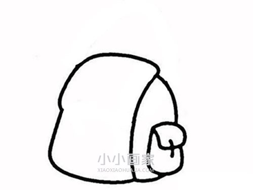 简单书包简笔画画法图片步骤- www.chuantongba.top