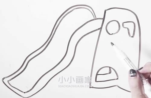 滑梯简笔画画法图片步骤- www.chuantongba.top