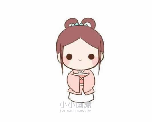 可爱又美丽织女简笔画画法图片步骤- www.chuantongba.top