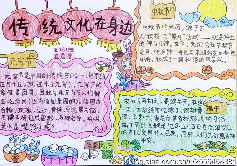 五年级传统文化在身边手抄报图片- www.chuantongba.top