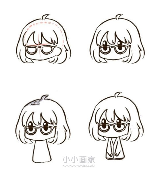 栗山未来简笔画画法图片步骤- www.chuantongba.top