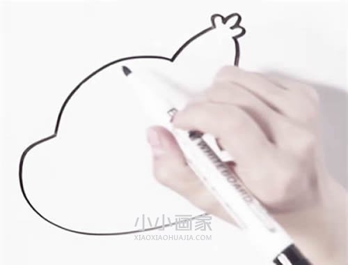 可爱松鼠宝宝简笔画画法图片步骤- www.chuantongba.top