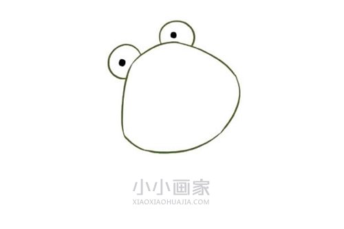 卡通小青蛙简笔画画法图片步骤- www.chuantongba.top