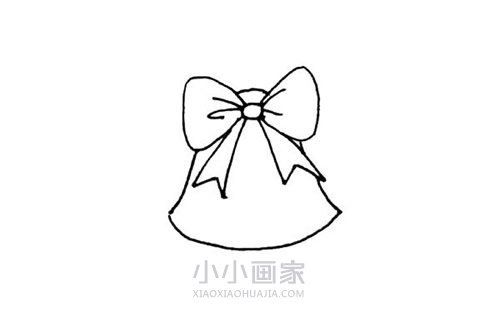 彩色圣诞铃铛简笔画画法图片步骤- www.chuantongba.top