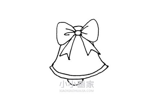 彩色圣诞铃铛简笔画画法图片步骤- www.chuantongba.top