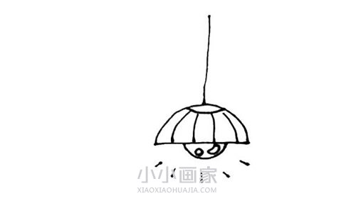 发光的吊灯简笔画画法图片步骤- www.chuantongba.top