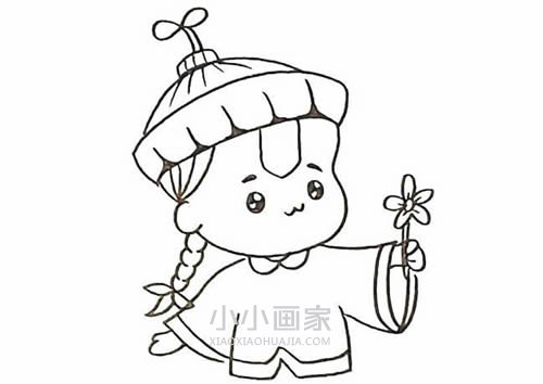僵小鱼简笔画画法图片步骤- www.chuantongba.top