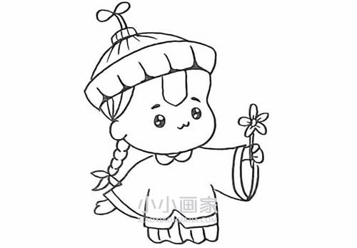 僵小鱼简笔画画法图片步骤- www.chuantongba.top