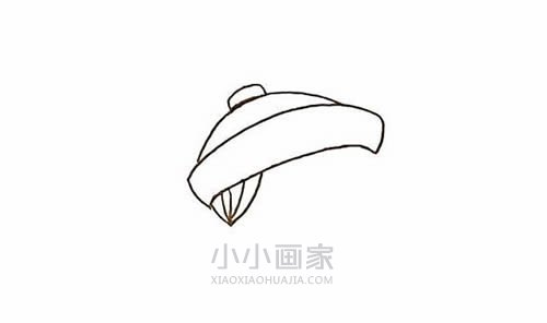 僵小鱼简笔画画法图片步骤- www.chuantongba.top