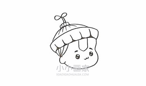 僵小鱼简笔画画法图片步骤- www.chuantongba.top