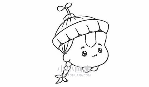 僵小鱼简笔画画法图片步骤- www.chuantongba.top