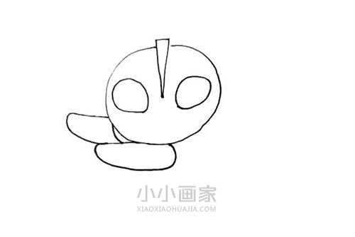 飞行的奥特曼简笔画画法图片步骤- www.chuantongba.top