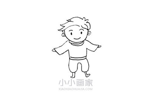可爱小王子简笔画画法图片步骤- www.chuantongba.top