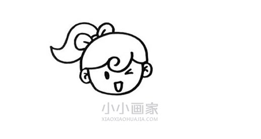 打伞的小女孩简笔画画法图片步骤- www.chuantongba.top
