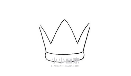 彩色公主皇冠简笔画画法图片步骤- www.chuantongba.top