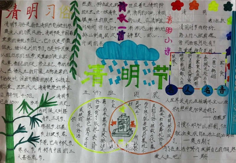 清明时节手抄报的内容五年级- www.chuantongba.top