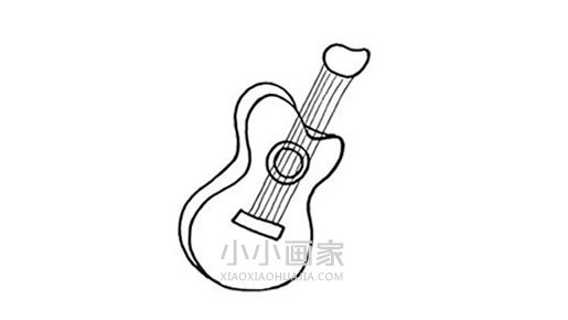 彩色吉他简笔画画法图片步骤- www.chuantongba.top