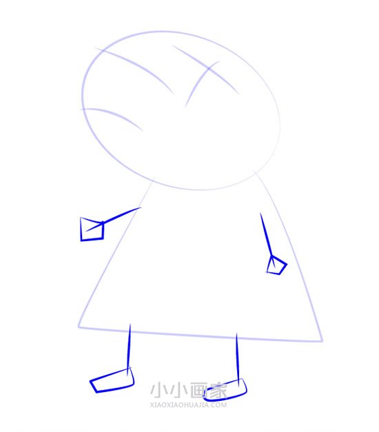 小马佩德罗简笔画画法图片步骤- www.chuantongba.top
