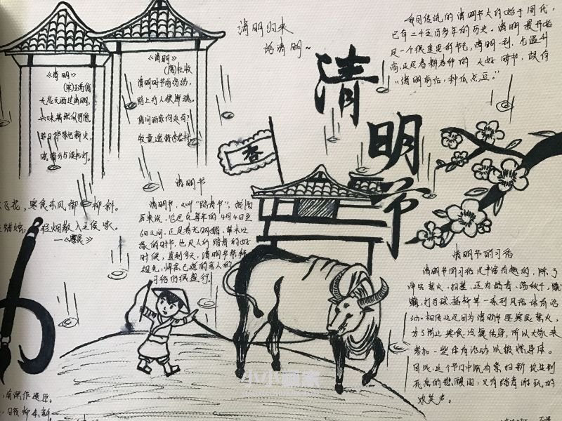 清明节手抄报图片漂亮八年级- www.chuantongba.top