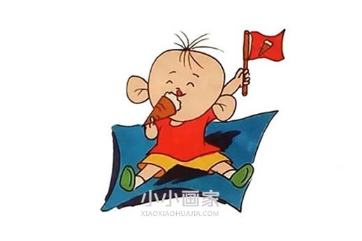 大耳朵图图简笔画画法图片步骤- www.chuantongba.top