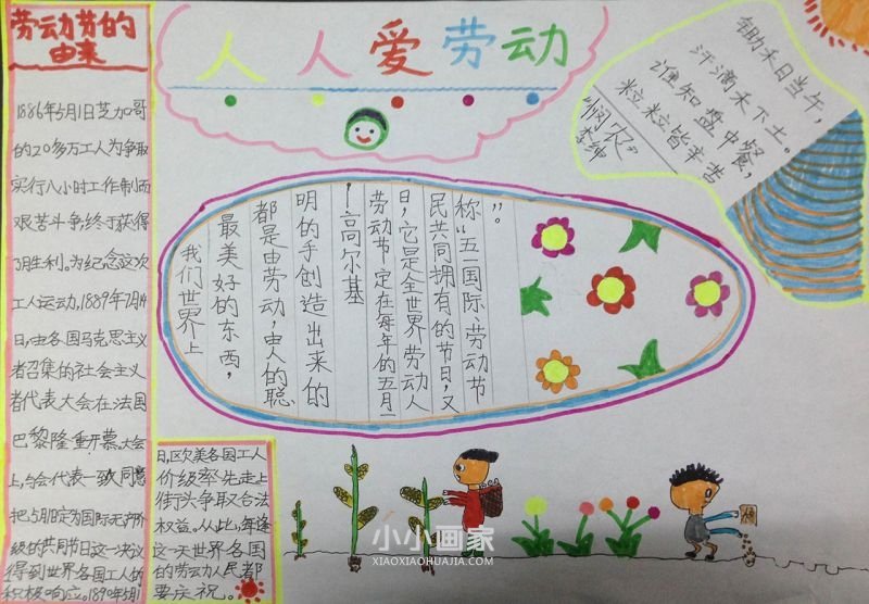 劳动最光荣手抄报简单又漂亮三年级- www.chuantongba.top