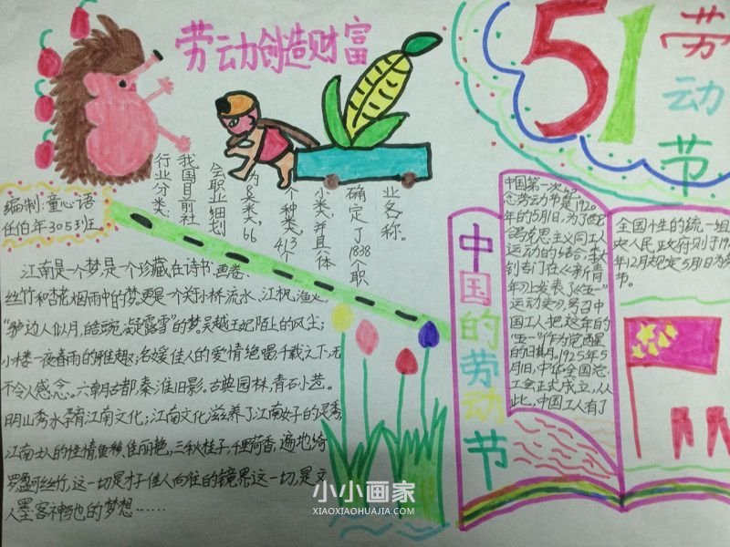 劳动最光荣手抄报简单又漂亮三年级- www.chuantongba.top