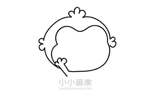 猴子宝宝简笔画画法图片步骤- www.chuantongba.top