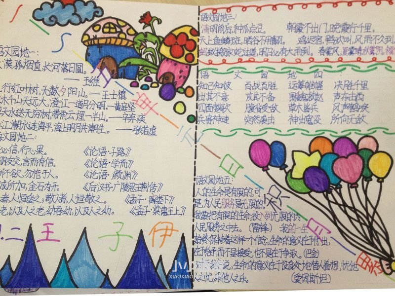 语文日积月累手抄报怎么画图片内容四年级- www.chuantongba.top