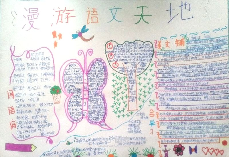 漫游语文天地手抄报图片字多- www.chuantongba.top